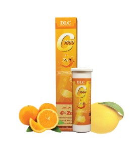  Vitamin C tự nhiên 1000mg có bổ sung kẽm và B2 Vitamin C tự nhiên 1000mg có bổ sung kẽm và B2