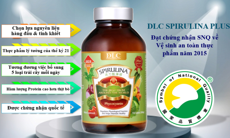 GIỚI THIỆU VỀ VIÊN UỐNG TẢO XOẮN SPIRULINA