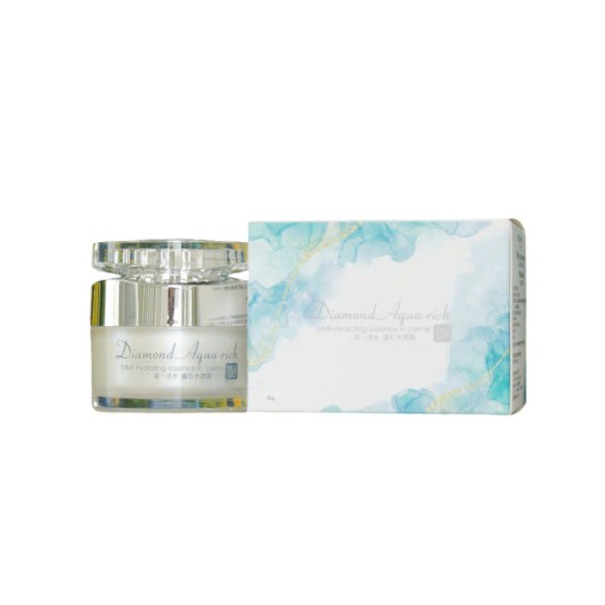 Diamond Aqua-rich - Kem chứa tinh chất dưỡng ẩm và trắng sáng da cao cấp